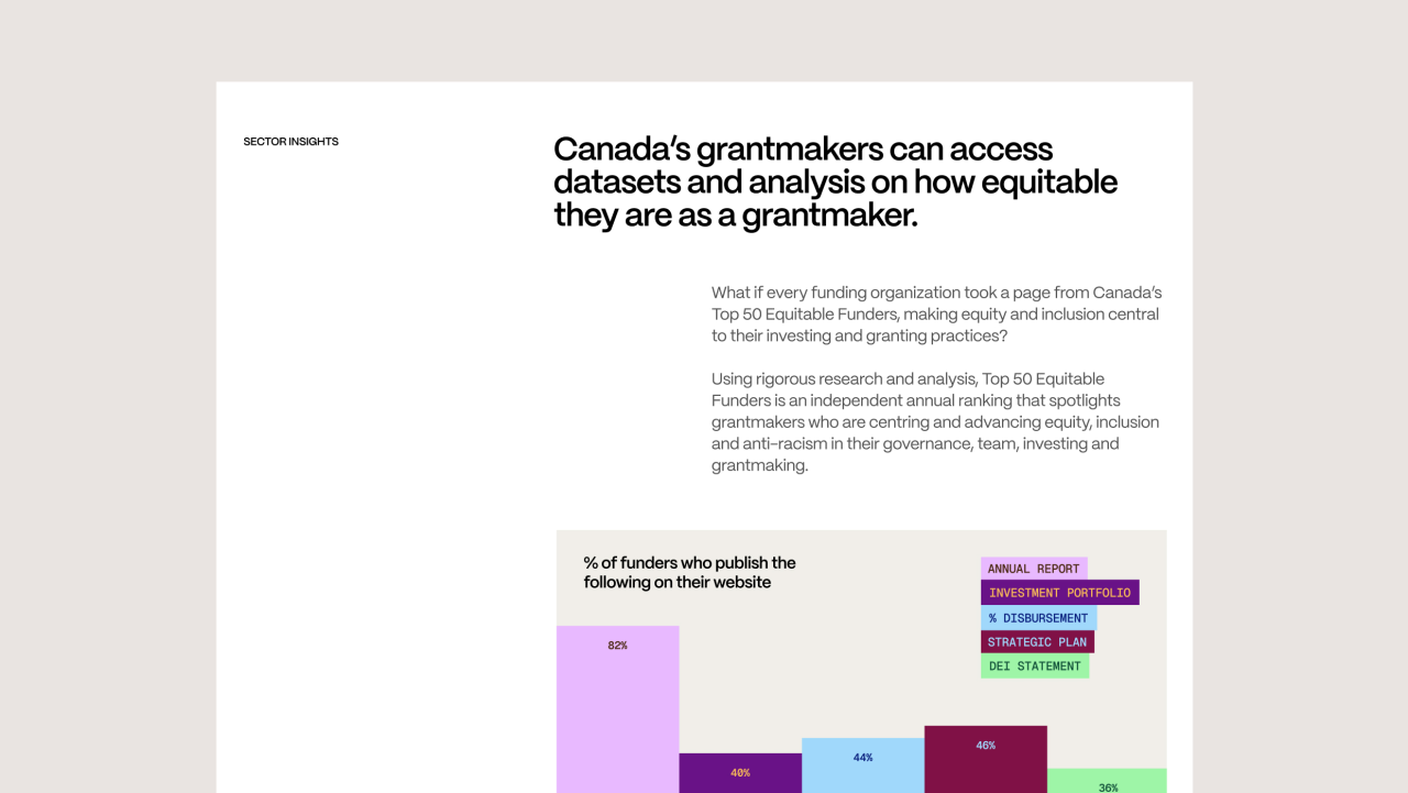 Funder's Report 2
